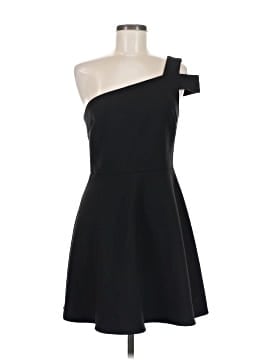 banana republic black one shoulder dress Minnie Polka Dot Tiered Midi Dress main image 0