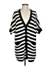 CAbi 100% Cotton Stripes Black Cardigan Size S - photo 1
