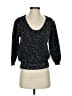 Knot Sisters Polka Dots Black Pullover Sweater Size S - photo 1
