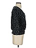 Knot Sisters Polka Dots Black Pullover Sweater Size S - photo 4