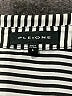 Pleione 100% Polyester Stripes Black Long Sleeve Blouse Size L - photo 7