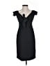 Bebe Solid Black Cocktail Dress Size 4 - photo 1