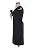 Bebe Solid Black Cocktail Dress Size 4 - photo 5