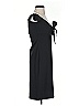 Bebe Solid Black Cocktail Dress Size 4 - photo 4