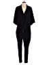 ASOS 100% Polyester Solid Black Jumpsuit Size 10 - photo 1