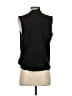 Deletta 100% Recycled Polyester Black Sleeveless Blouse Size S - photo 2
