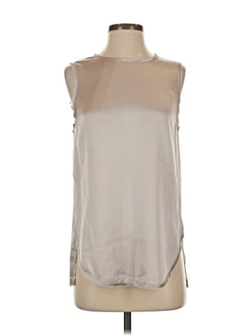 Vince. Sleeveless Silk Top (view 1)