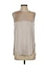 Vince. 100% Silk Silver Sleeveless Silk Top Size XXS - photo 1