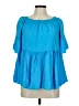 Assorted Brands Blue 3/4 Sleeve Blouse Size M - photo 1