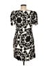 Leifnotes 100% Polyester Graphic Black Casual Dress Size 6 - photo 2