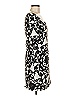 Leifnotes 100% Polyester Graphic Black Casual Dress Size 6 - photo 4