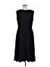 Perceptions Solid Black Casual Dress Size 18 - photo 2