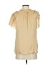 CeCe 100% Polyester Gold Short Sleeve Blouse Size S - photo 2
