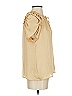 CeCe 100% Polyester Gold Short Sleeve Blouse Size S - photo 4
