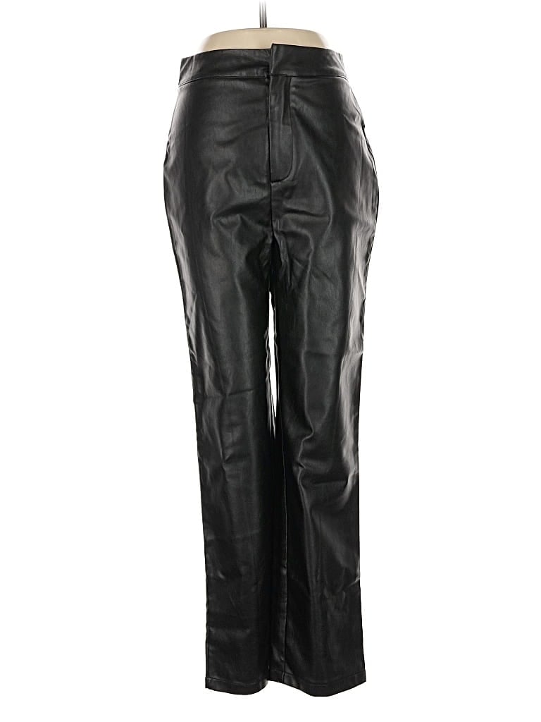 Boohoo Casual Pants - High Rise: Black Bottoms - Size 6