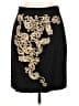 Floreat 100% Cotton Graphic Black Formal Skirt Size 6 - photo 1