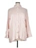 Chico's 100% Rayon Pink Long Sleeve Button-Down Shirt Size XL - photo 1