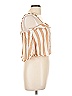 Caslon 100% Polyester Tan White Cardigan Size L - photo 4