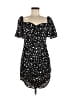 PrettyLittleThing 100% Polyester Black Casual Dress Size 6 - photo 1