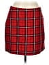 Assorted Brands Plaid Red Casual Skirt Size L - photo 1