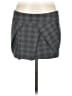 Bershka Plaid Gray Formal Skirt Size 6 - photo 1
