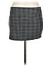 Bershka Plaid Gray Formal Skirt Size 6 - photo 2