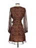 Gianni Bini 100% Polyester Animal Print Brown Cocktail Dress Size XS - photo 2