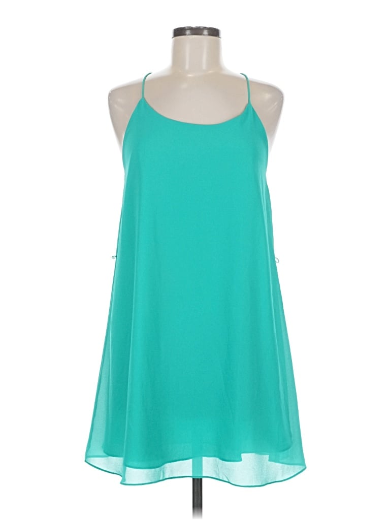 Pre-owned Naked Zebra Casual Dress In Blue