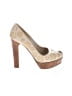 Alexander McQueen 100% Leather Polka Dots Ivory Heels Size EU 35 1/2 - photo 1