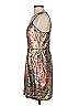 Jessica Simpson 100% Polyester Graphic Brown Cocktail Dress Size 4 - photo 5