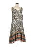 CAbi 100% Polyester Print Ivory Casual Dress Size M - photo 1