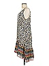 CAbi 100% Polyester Print Ivory Casual Dress Size M - photo 5
