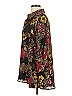 Pleione 100% Polyester Floral Gold Long Sleeve Blouse Size L - photo 5