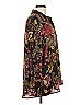 Pleione 100% Polyester Floral Gold Long Sleeve Blouse Size L - photo 4