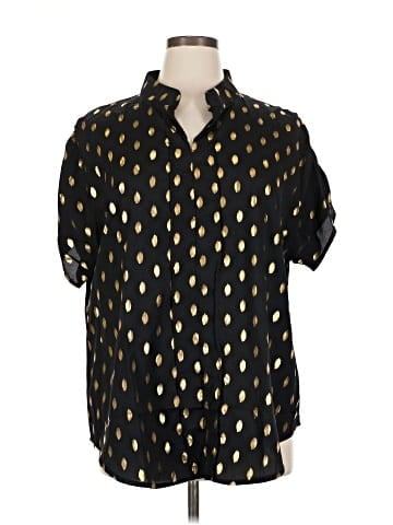 Shein Curve Short Sleeve Blouse (view 1)