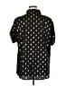 Shein Curve Polka Dots Gold Short Sleeve Blouse Size 16 Plus (2) - photo 2