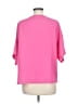 Ekouaer 100% Polyester Pink Short Sleeve Blouse Size M - photo 2