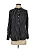 Everlane 100% Viscose Polka Dots Black Long Sleeve Blouse Size 4 - photo 1