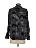Everlane 100% Viscose Polka Dots Black Long Sleeve Blouse Size 4 - photo 2