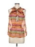 Dolan Orange Yellow Sleeveless Silk Top Size M - photo 1