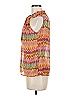 Dolan Orange Yellow Sleeveless Silk Top Size M - photo 5