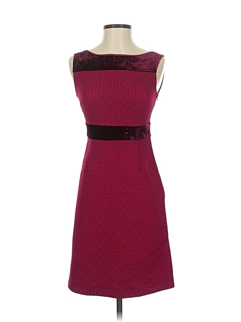 Pre-owned Red Valentino Cocktail Dress In Burgundy