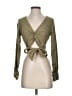 Zara Green Long Sleeve Blouse Size XS - photo 1