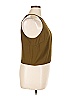 Worthington 100% Polyester Brown Sleeveless Blouse Size XL - photo 4