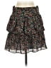 Sandro 100% Polyester Floral Black Casual Skirt Size Sm (1) - photo 1