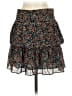 Sandro 100% Polyester Floral Black Casual Skirt Size Sm (1) - photo 2