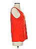 Kenar 100% Rayon Orange Sleeveless Top Size S - photo 4