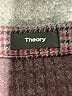 Theory Houndstooth Burgundy Blazer Size P (petite) - photo 6