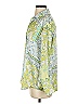 Zara Paisley Green Long Sleeve Blouse Size S - photo 5