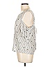 Everly Ivory Gray Sleeveless Blouse Size L - photo 5